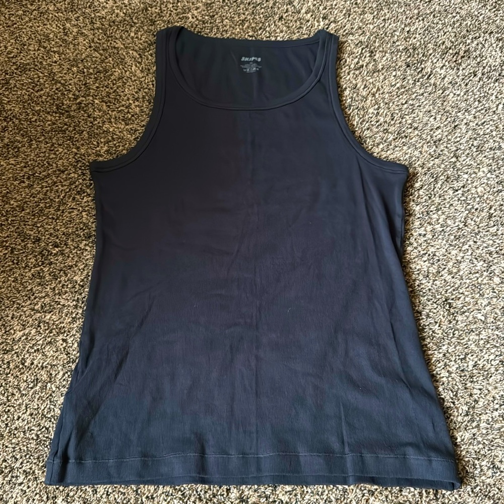 SKIMS STRETCH RIBBED MENS TANK - NWOT